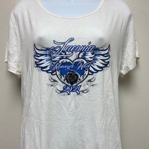 Laconia Bike Week‎ 2021 Women's T-Shirt - NWT - size Large